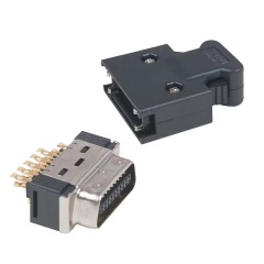 LECHUAN Factory Wholesale Mini 10120-3000PE Straight Male D Ribbon I/O Connector 3M 20-Pin Buckle Latch Type 14P 36P 50P 10P