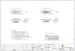 LECHUAN 15 Position Male Female Optional High Density D Connector HDB9 Solder Type D-SUB Connector