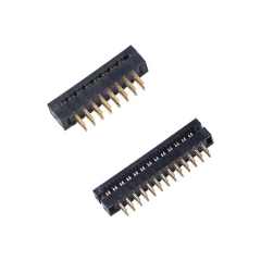 LECHUAN Black Dip Plug IDC Connector Flat Cable 6/8/10/14/16/20/24/26/30/34/40/50Pin Pitch 2.0mm(1") for PCB Applications