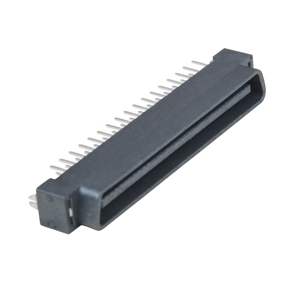 LECHUAN 68-Pin 1.27mm Plastic Mini D Ribbon MDR Plug Straight Male Female SCSI Board Board Connector for PCB 5175473-8 15922068