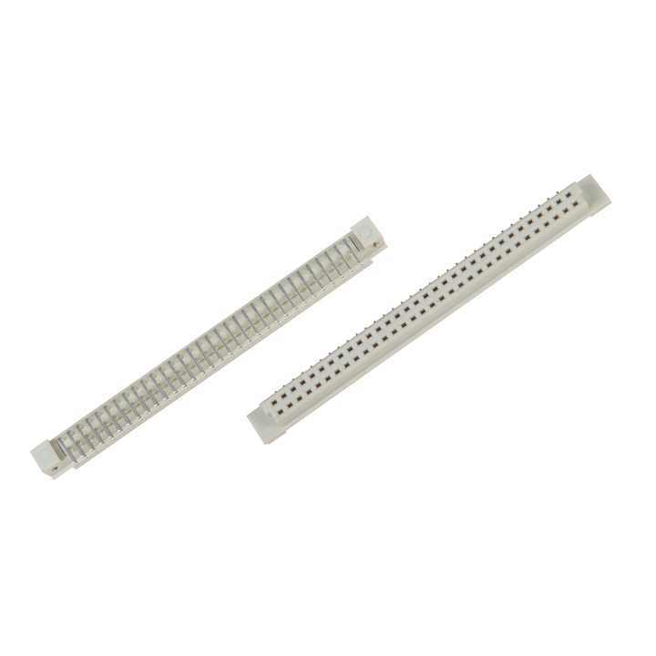LECHUAN 64-Pin DIN41612 Eurocard Female Receptacle 2.54mm Pitch High Current Right Angle 9001-3464 PCB Socket Connectors
