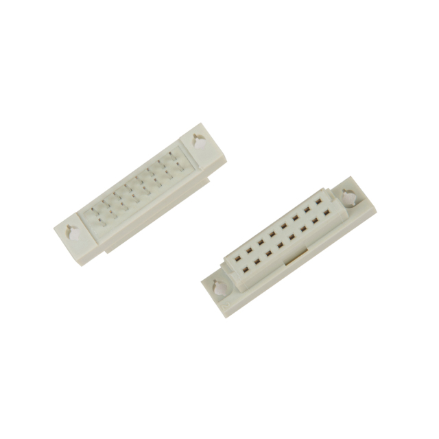 LECHUAN 16-Pin Eurocard Connector 2.54mm 5.08mm Pitch Female Receptacle 9001-4716 1C00A PCB Socket 2-Row DIN41612 Straight