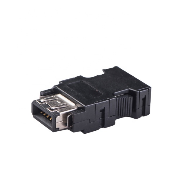 LECHUAN 10P Shielded Compact Ribbon SCR 1394 Mitsubishi Yaskawa Sanmotion Drive Encoder Plug Replaced 36310 Copper Nylon