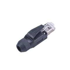LECHUAN Industrial 8P8C RJ45 Shielded Modular Connector 3M 3R108-0000-000CE 1419001 Crystal Head Ethernet Power Ethernet