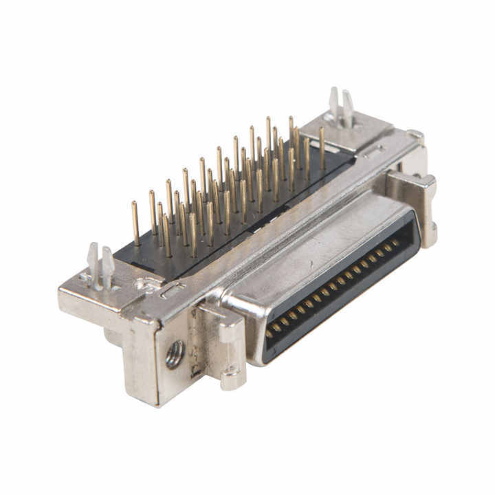 LECHUAN 3M 36Pin Right Angle Female MDR Servo Motor Connector 10236-52A2PL PCB Receptacle Connector