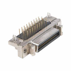 LECHUAN 3M 36Pin Right Angle Female MDR Servo Motor Connector 10236-52A2PL PCB Receptacle Connector