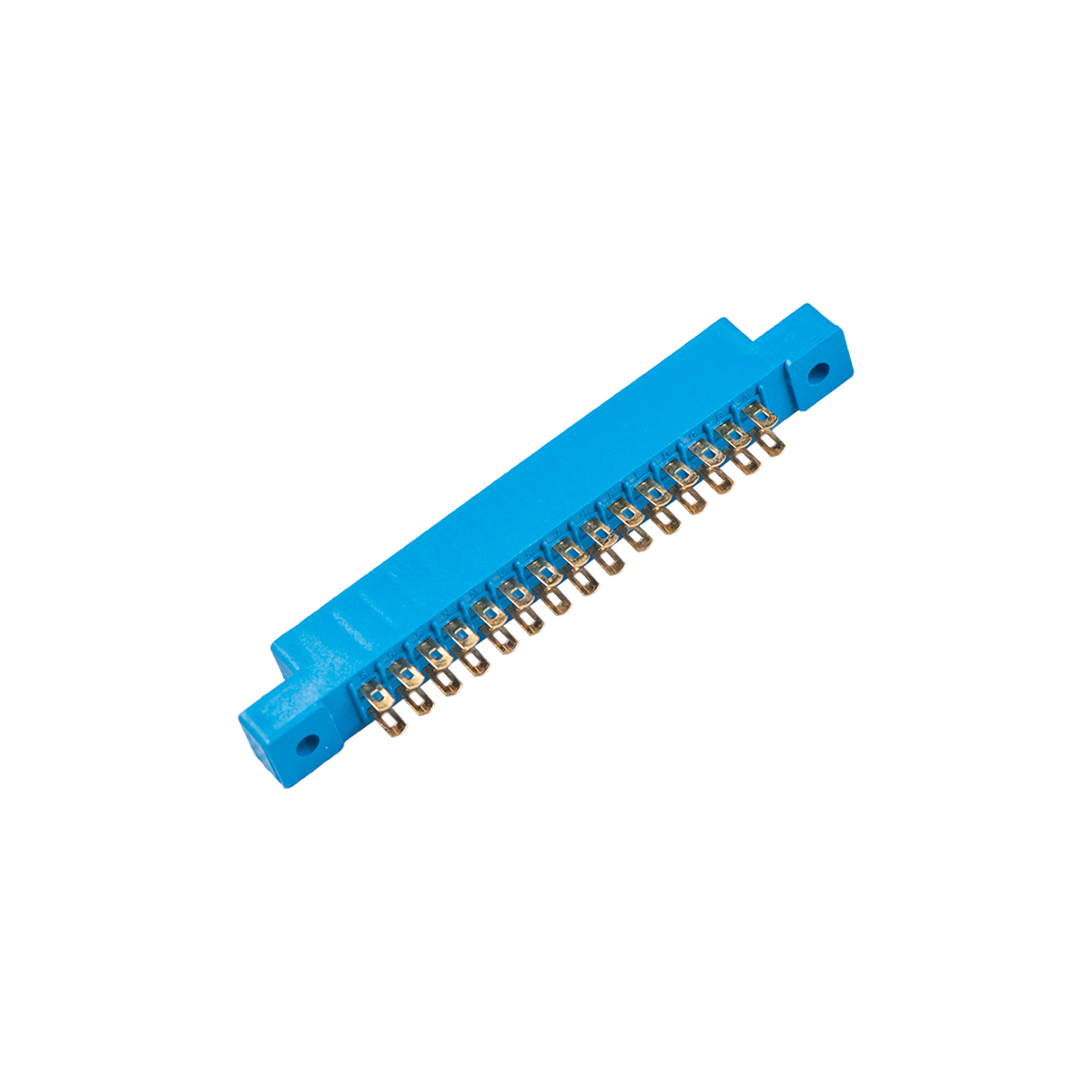 LECHUAN 44/56/86/100 Pin Gold Finger Dual Row Straight Card Edge 3.96 mm Pitch Nylon Housing Copper PCB Board Socket Slot Holes