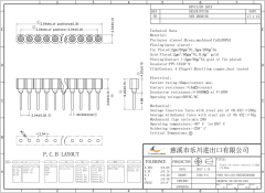 LECHUAN Machined Female Header Pin Single Dual Row 2.54/1.27/2.0mm Pitch Straight Right Angle SMT 9.2mm Pin Length for PCB
