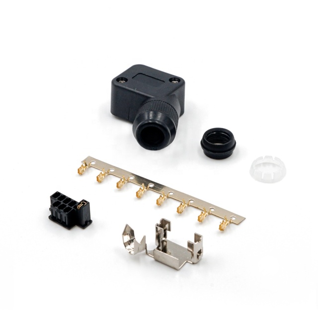 LECHUAN 504678-0070 9-Position Female Receptacle with Gold Contact Plating YASKAWA 9P Servo Motor Encoder Connector