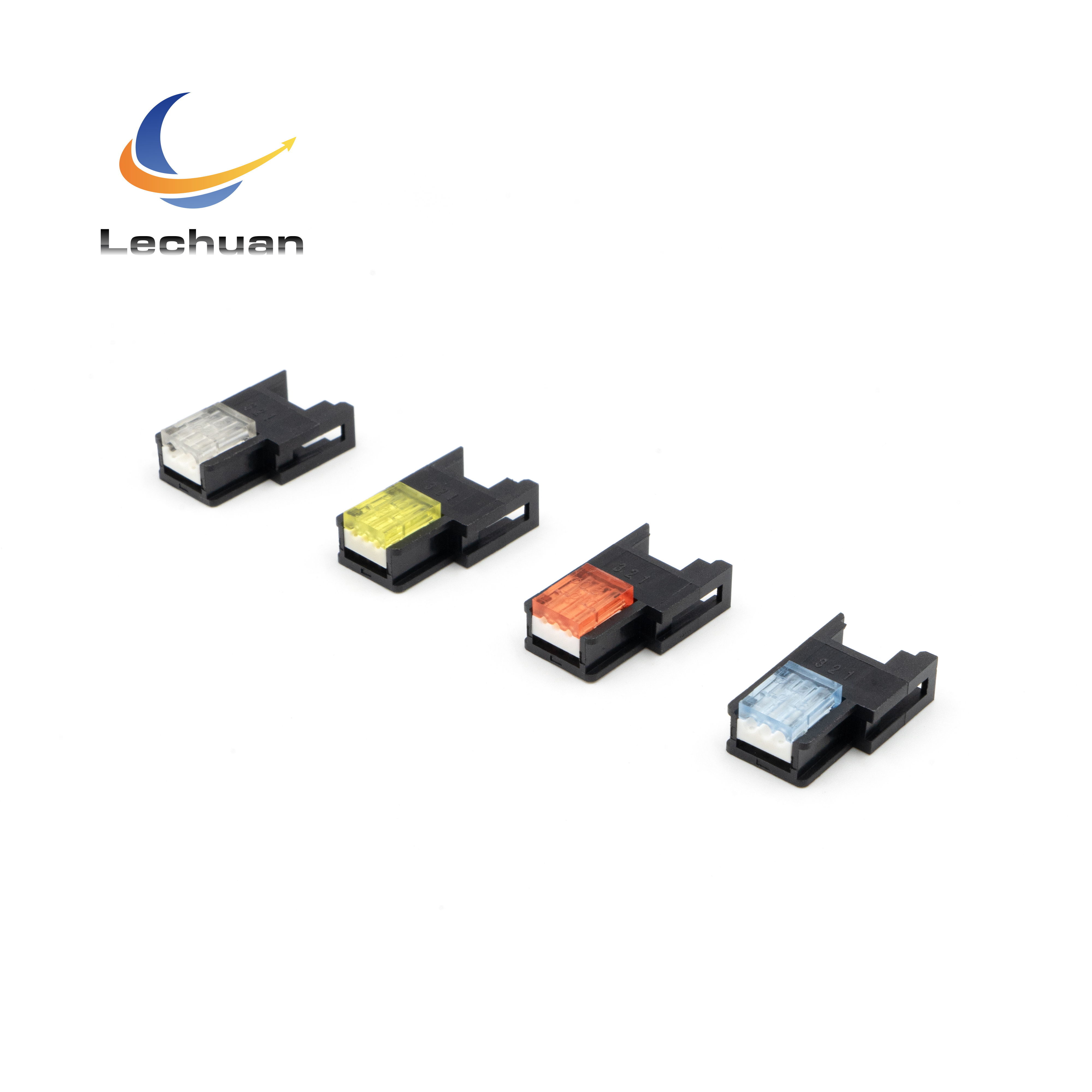 LECHUAN 3M IDC Connector Mini-Clamp Connector E-CON Plug Socket Copper Contact Nylon Cable Mount 37103 37104 EK-03P EK-04P