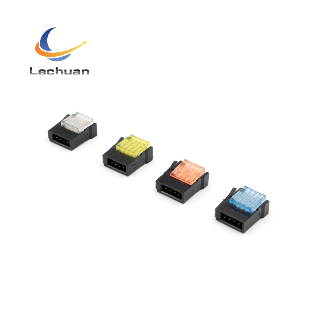 LECHUAN 3M IDC Connector Mini-Clamp Connector E-CON Plug Socket Copper Contact Nylon Cable Mount 37103 37104 EK-03P EK-04P