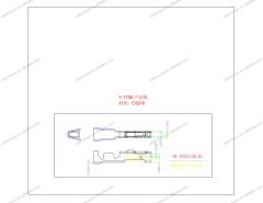 LECHUAN JFA J-1700 Servo Motor Connector 6P Power SGM7P-01100W Male/Female Terminals with Copper Contacts and Nylon Housing
