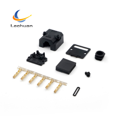 LECHUAN JFA J-1700 Servo Motor Connector 6P Power SGM7P-01100W Male/Female Terminals with Copper Contacts and Nylon Housing