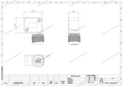 LECHUAN 504678-0070 9-Position Female Receptacle with Gold Contact Plating YASKAWA 9P Servo Motor Encoder Connector