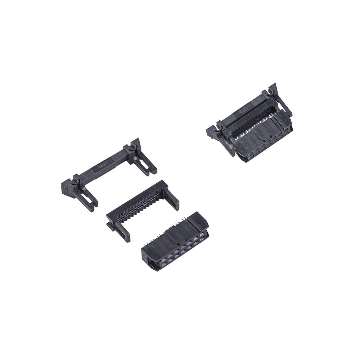 LECHUAN High Quality 2.00mm Pitch IDC Female Header Socket 10pin 6-60 Position Wire to Board Ribbon Cable Connector