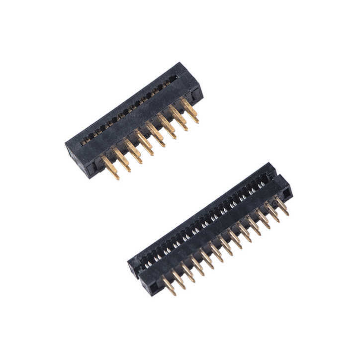 LECHUAN Black DIP Plug IDC Connector Flat Cable 6/8/10/14/16/20/24/26/30/34/40/50Pin Pitch 2.0mm(1") for PCB Applications