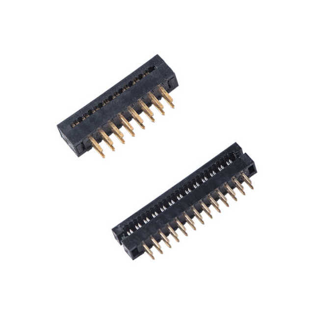 LECHUAN Black DIP Plug IDC Connector Flat Cable 6/8/10/14/16/20/24/26/30/34/40/50Pin Pitch 2.0mm(1") for PCB Applications