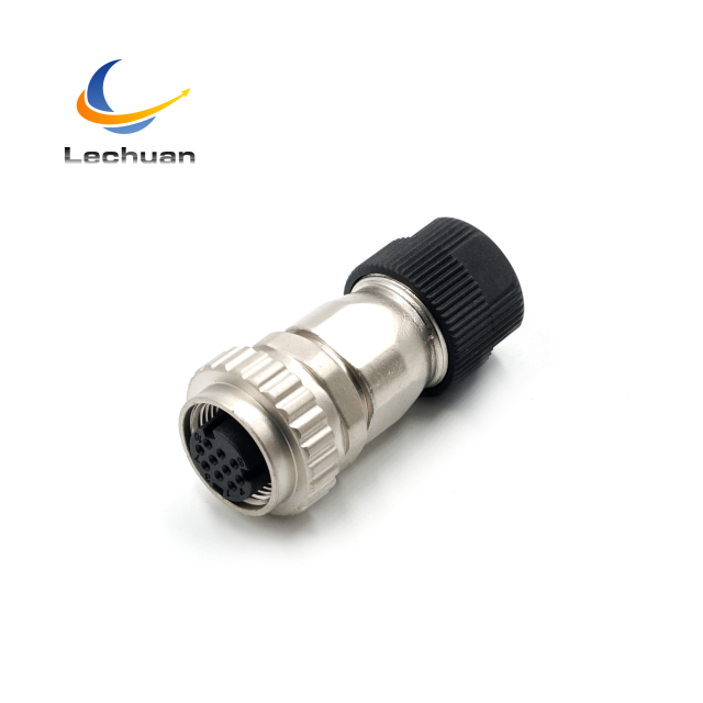 LECHUAN CMV1-SP10S-M2 Waterproof IP67 10P Aviation Plug Circular Connectors Straight Right Angle  Circular Connectors