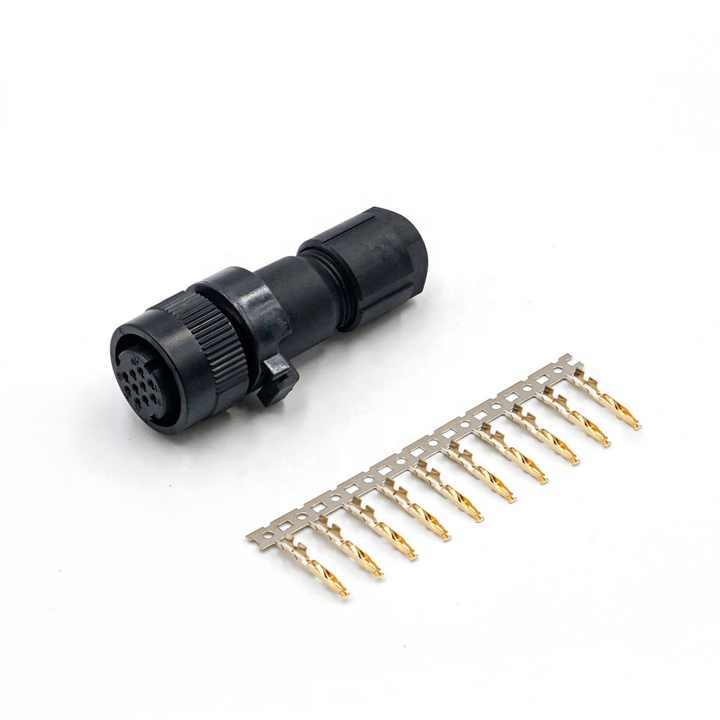 LECHUAN JN1DS10SL2  Circular Connector IP67 5A D/C for Servo Motor Applications JN1 Series Straight Aviation Plug