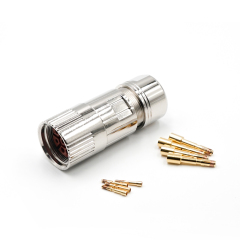 LECHUAN M923 Power Straight  Female Plug Shielded Servo Motor Connector Cable Mount M23 6Pin 8Pin Circular Connectors