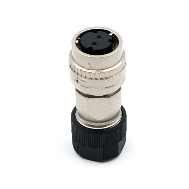 LECHUAN CM10-SP2S-M One-Touch Locking Style Small Sized round Straight & Circular Connectors with Copper Contacts