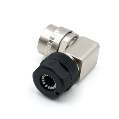 LECHUAN One Touch Locking Style 2Pin Metal Right Angle Plug Small Sized DDK CM10-AP10S-M Circular Connectors Plastic Copper