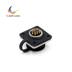 LECHUAN CMV1S-SP2S-L Locking Style 3A Alloy/Nickel Plating Small Sized Servo Motor Aviation Circular Connectors