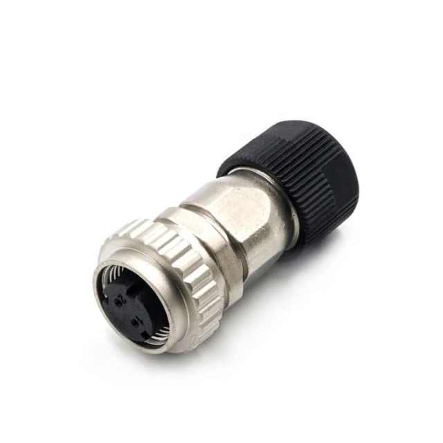 LECHUAN CMV1S-SP2S-L Locking Style 3A Alloy/Nickel Plating Small Sized Servo Motor Aviation Circular Connectors
