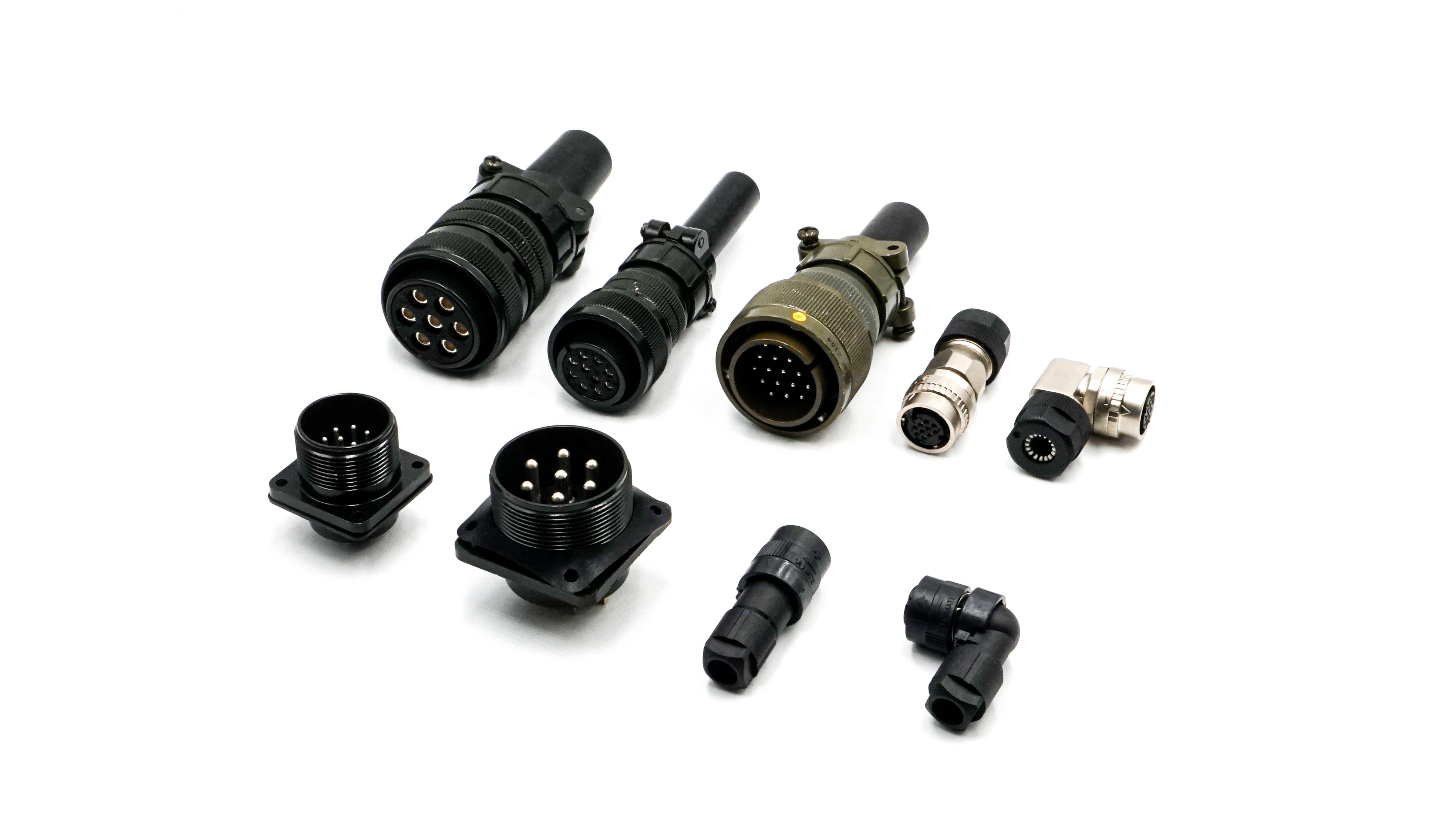 LECHUAN IP67 Waterproof Encoder Connector 10P Metal Straight Right Angle DDK CMV1-SP10S-M2 Screw Type Circular Connectors