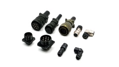 LECHUAN IP67 Waterproof Encoder Connector 10P Metal Straight Right Angle DDK CMV1-SP10S-M2 Screw Type Circular Connectors