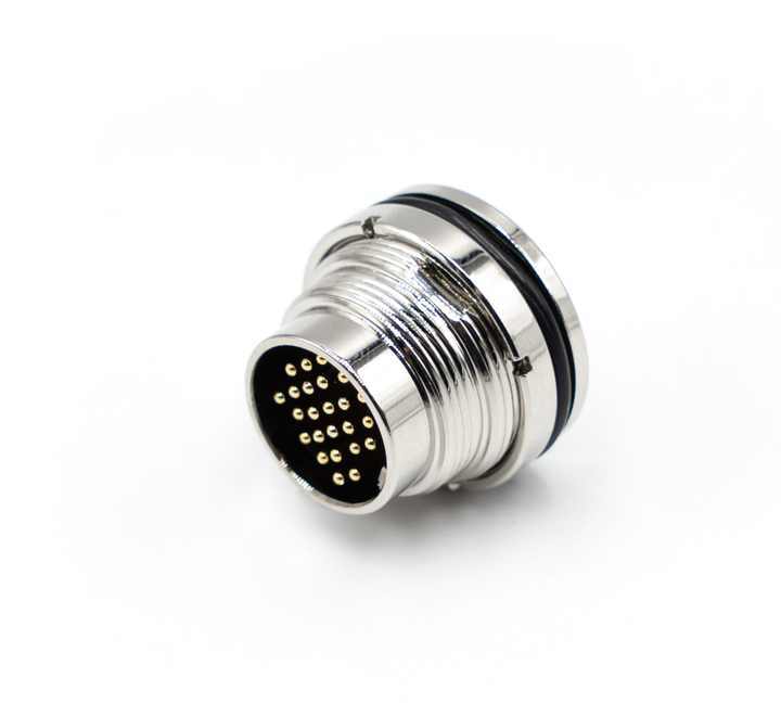LECHUAN Custom M16 Waterproof Circular Connector Binder Amphonel Compatible 2P 3P 5P 8P 12P Rear Fasten PCB
