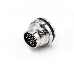 LECHUAN Custom M16 Waterproof Circular Connector Binder Amphonel Compatible 2P 3P 5P 8P 12P Rear Fasten PCB