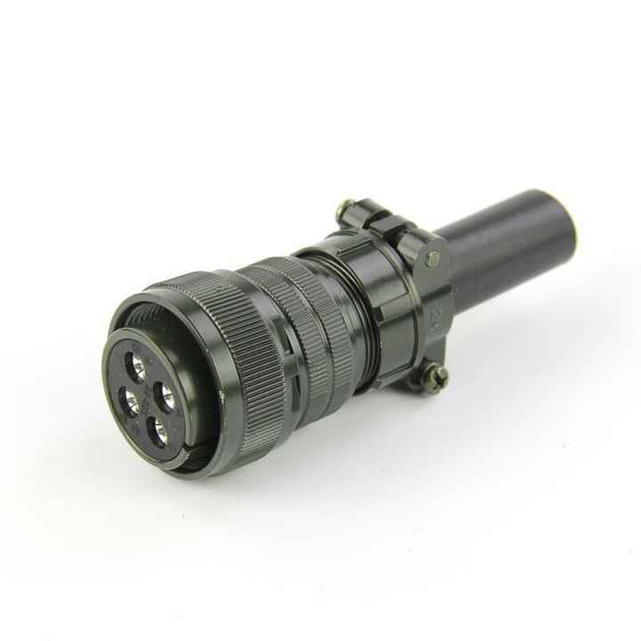 LECHUAN Free Hanging MIL 5015 Spec Connector 24-10S Copper Alloy Contact Solder pb28 Straight Female MS3106 Circular Connector