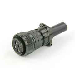 LECHUAN Free Hanging MIL 5015 Spec Connector 24-10S Copper Alloy Contact Solder pb28 Straight Female MS3106 Circular Connector