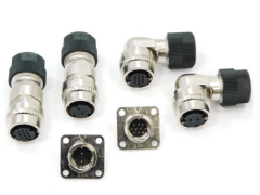 LECHUAN CM10-SP2S-M One-Touch Locking Style 2P Straight Circular Connector Small Sized DDK Copper Contact Factory Wholesale