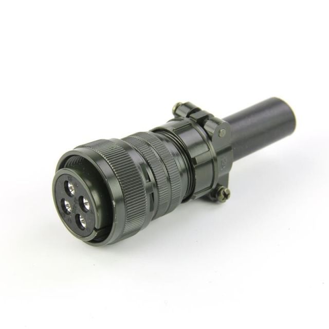 LECHUAN Free Hanging MIL 5015 Spec Connector 24-10S Copper Alloy Contact Solder pb28 Straight Female MS3106 Circular Connector