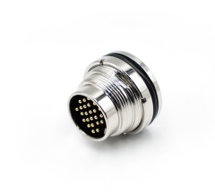 LECHUAN Custom M16 Waterproof Circular Connector Binder Amphonel Compatible 2P 3P 5P 8P 12P Rear Fasten PCB