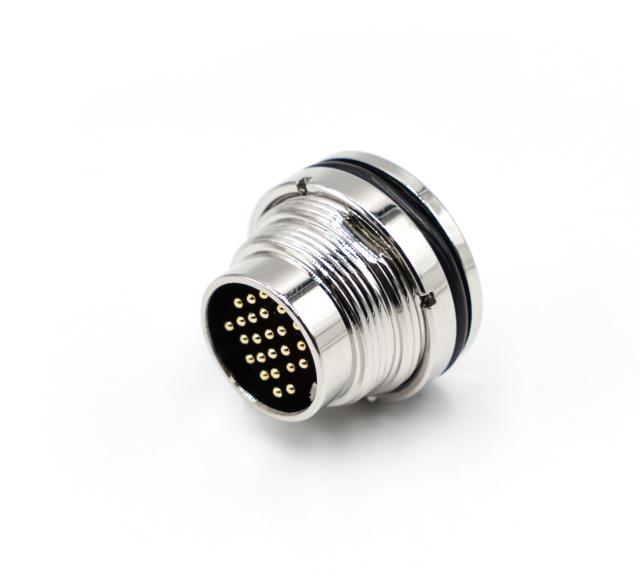 LECHUAN Custom M16 Waterproof Circular Connector Binder Amphonel Compatible 2P 3P 5P 8P 12P Rear Fasten PCB