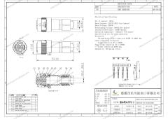 LECHUAN JN1FS10SL2  Circular Connector 10 Position Circular Electric Connector Without Socket Contacts
