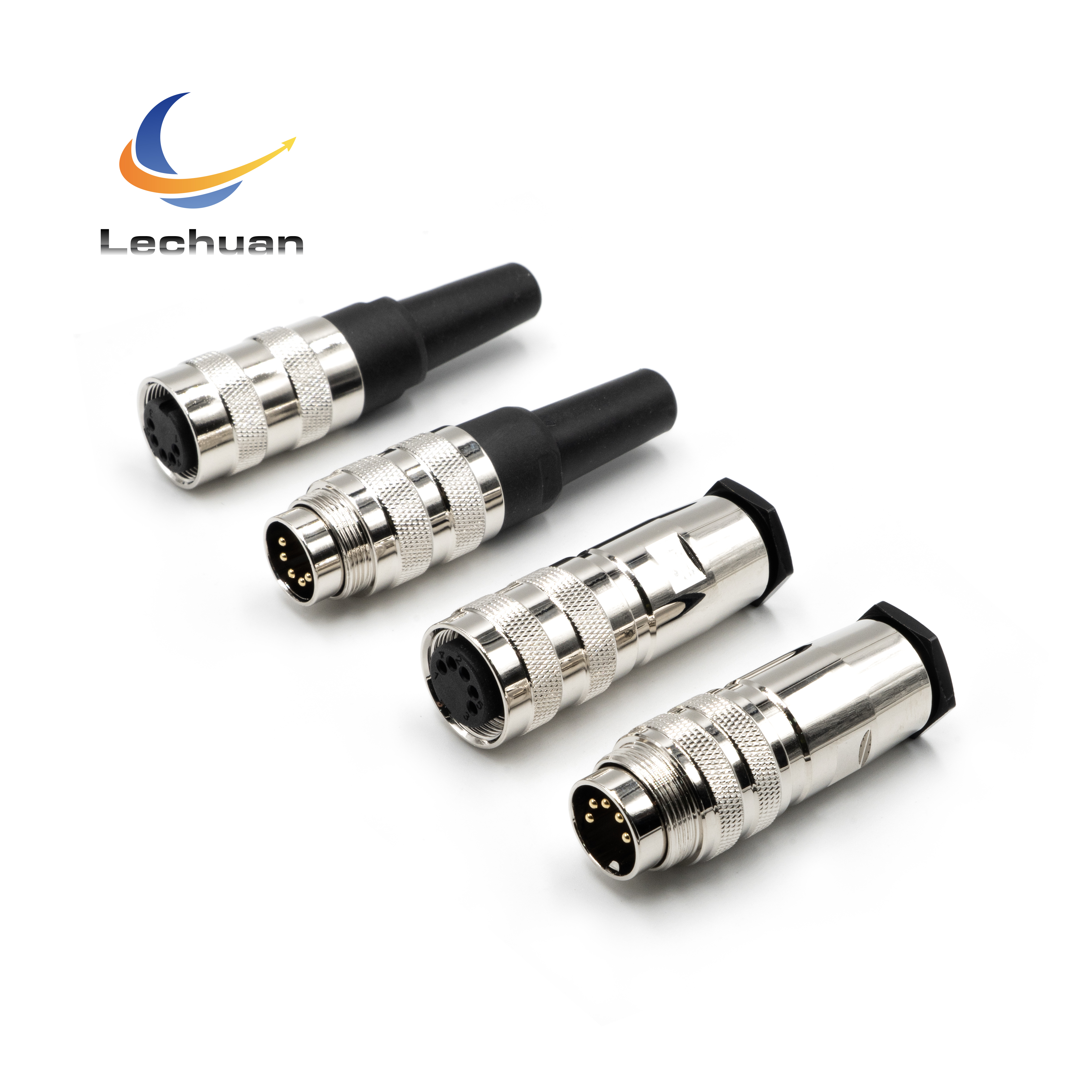LECHUAN AISG C091 Metal 5Pin Circular Connector IP67 Screw Sensor Male Plug M16 High Quality Circular Connectors