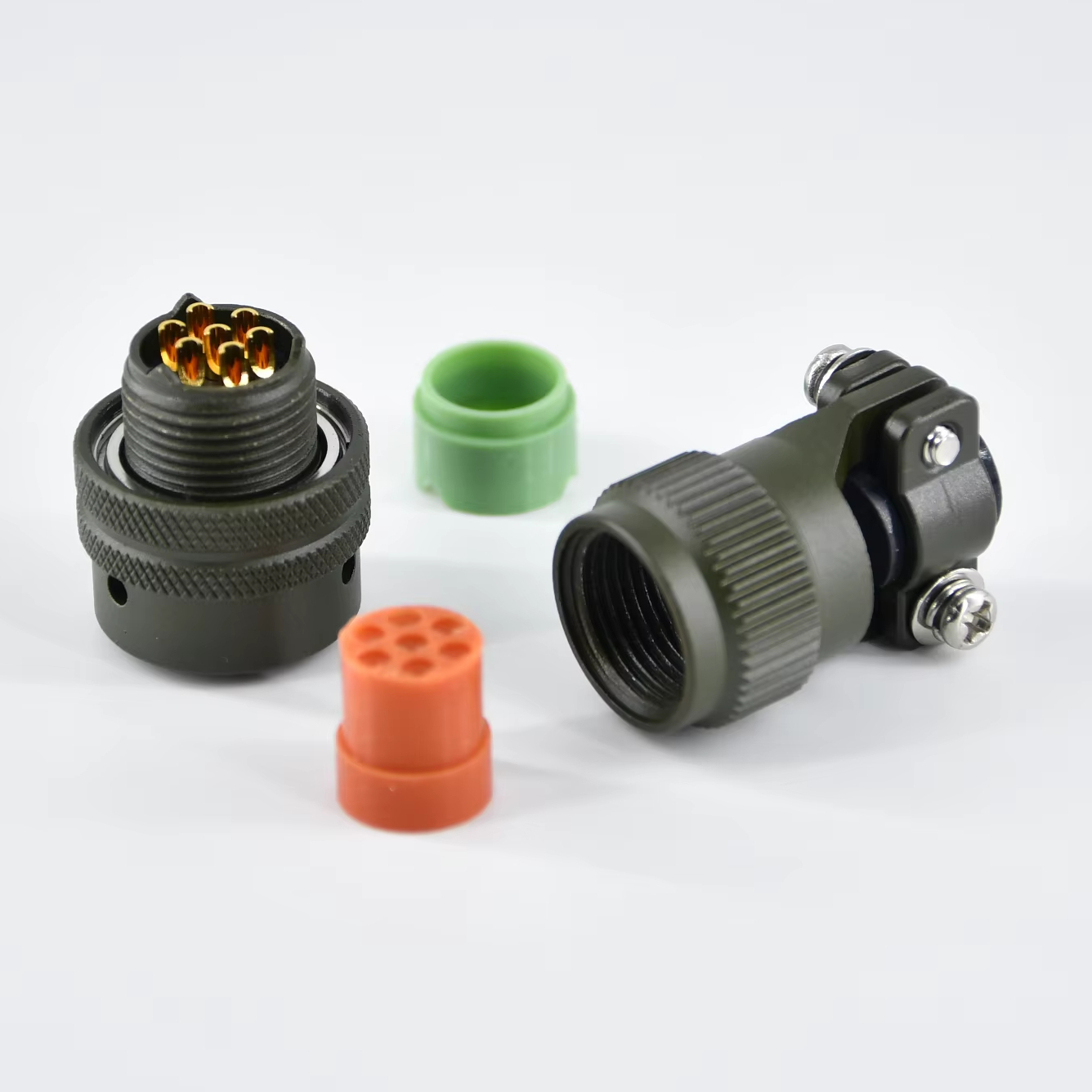 LECHUAN MS3116F 10-7P Male Plug  MIL-DTL-26482 Straight 6 Pin Solder Circular Connector