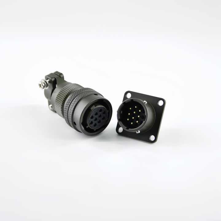 LECHUAN MS3116F 12-10S Female Plug  MIL-DTL-26482 Straight 10 Pin Solder Circular Connector