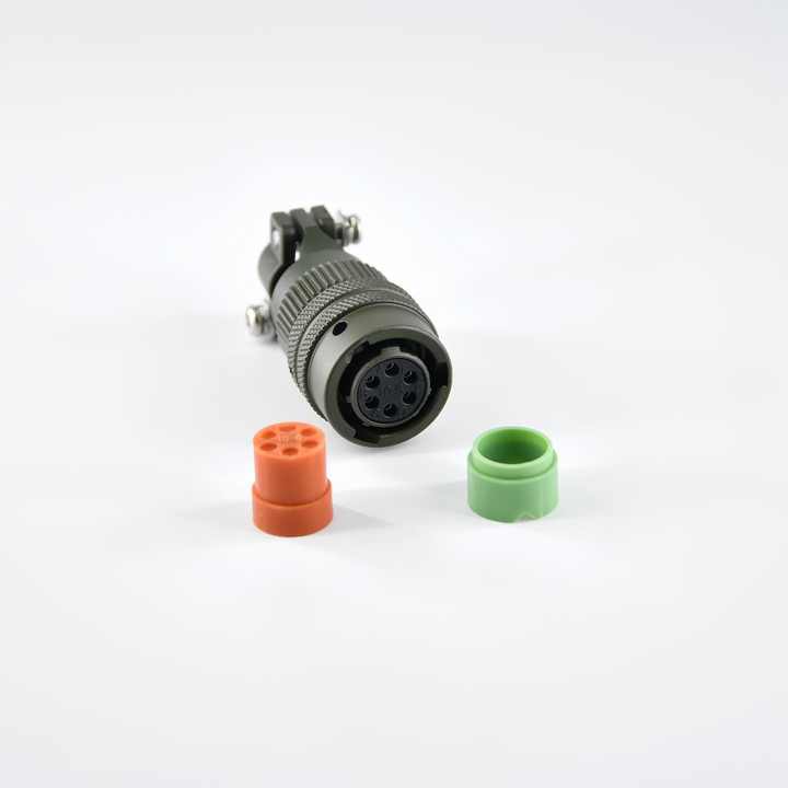 LECHUAN MS3116F 10-6S Female Plug  MIL-DTL-26482 Straight 6 Pin Solder Circular Connector