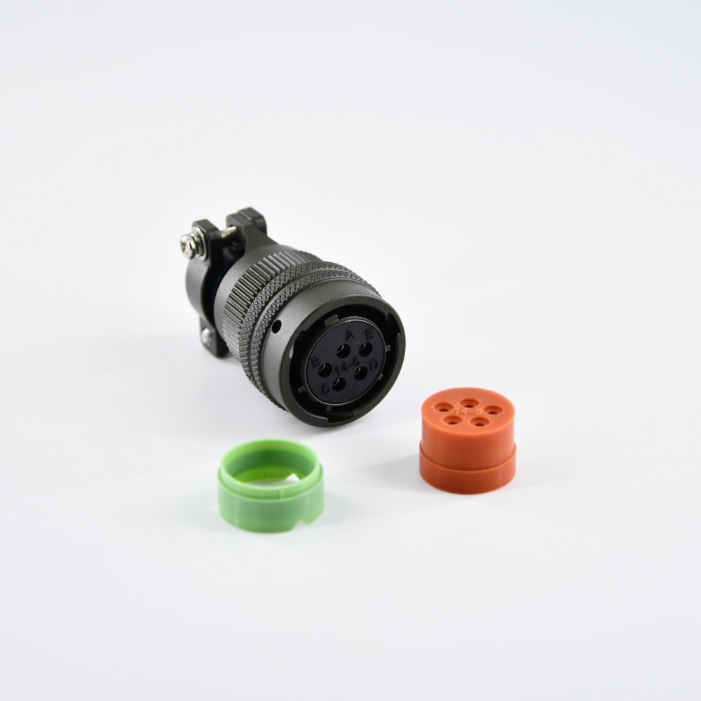 LECHUAN MS3116F 14-5S Female Plug  MIL-DTL-26482 Straight 5 Pin Solder Circular Connector