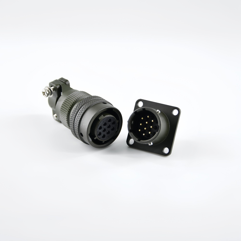 LECHUAN MS3116F 12-10S Female Plug  MIL-DTL-26482 Straight 10 Pin Solder Circular Connector
