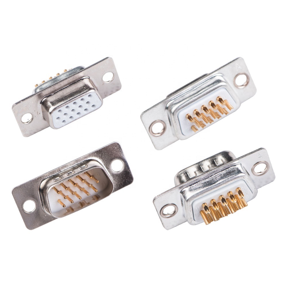 LECHUAN 15 Position Male Female Optional High Density D Connector HDB9 Solder Type D-SUB Connector