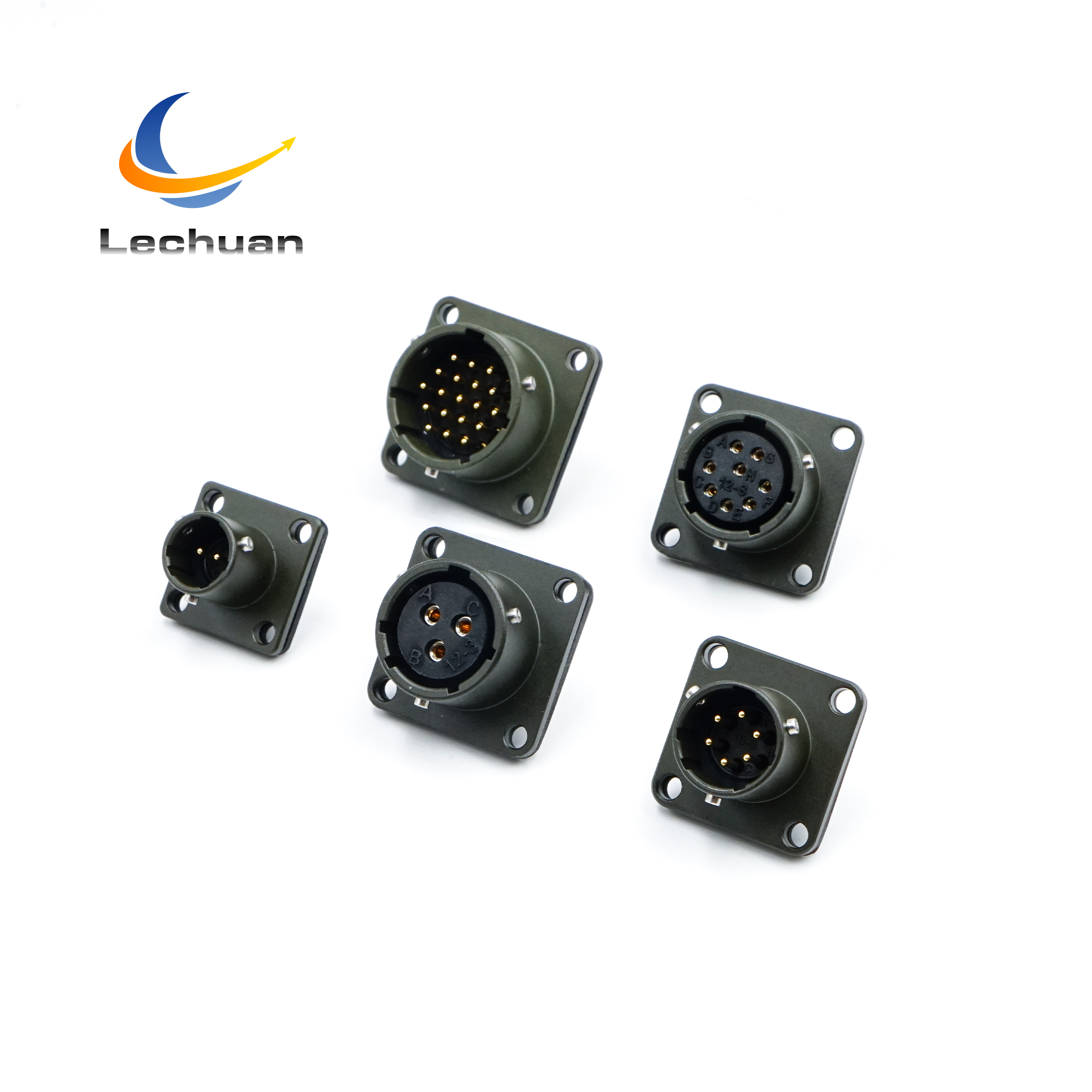 LECHUAN MS3116F 14-5S Female Plug  MIL-DTL-26482 Straight 5 Pin Solder Circular Connector