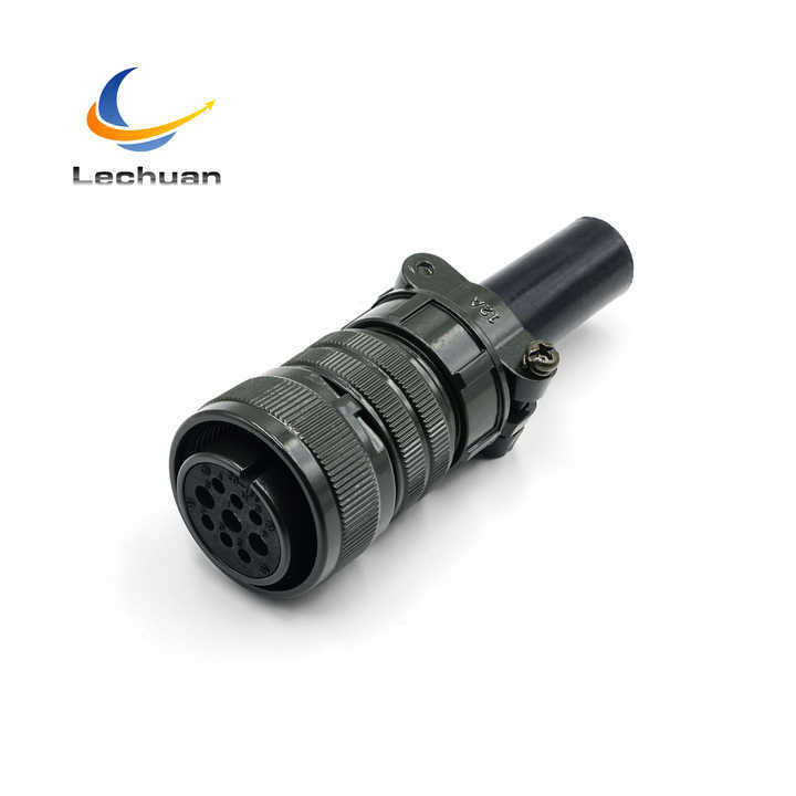 MS3106A 20-18S MIL-DTL-5015 Series Circular Connector 9 Pin Female Straight Plug Cable Mount Packaging Textile Lighting