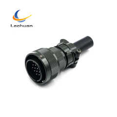 MS3106A 22-14P 5015 Series Circular Connector 19 Pin Male Straight Plug Cable Mount Lithography Vision Welding