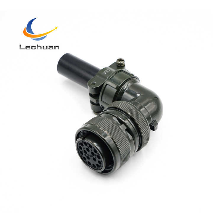 MS3108A 20-29S 5015 Series Circular Connector 17 Pin Female Right Angle Plug Cable Mount Mining Petrochemical Marine